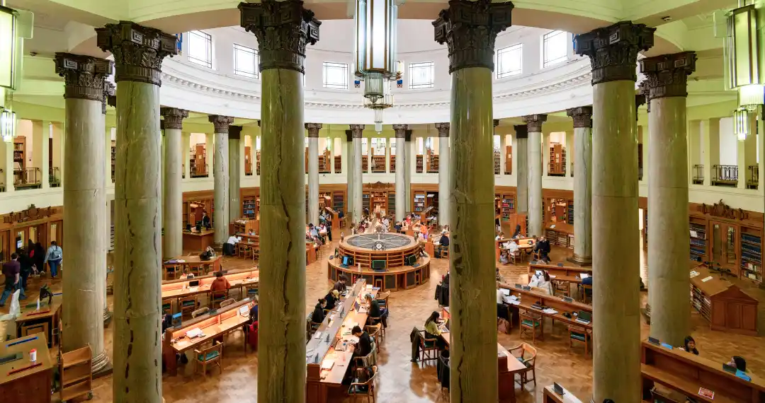 The Brotherton Library is a grade II listed building have research collections for the Faculty of Arts, Humanities & Cultures