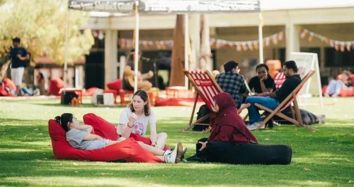 Bush Court, offers students excitement and entertainment and place to relax or catch up with friends between classes