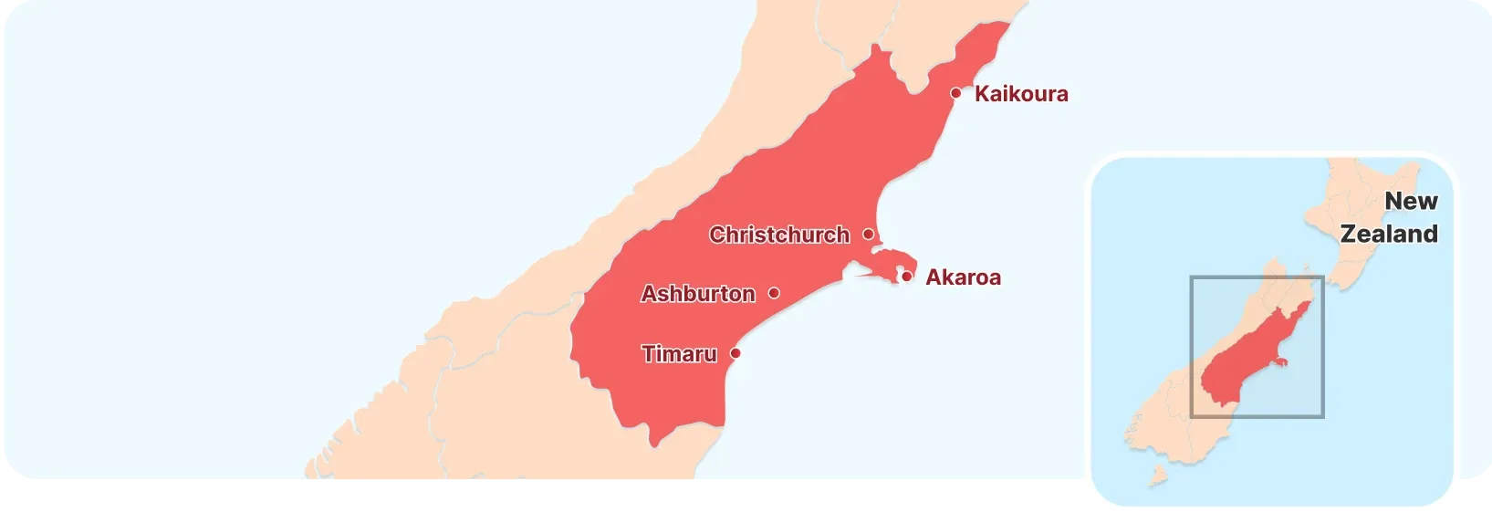 Canterbury Region 坎特伯雷大区