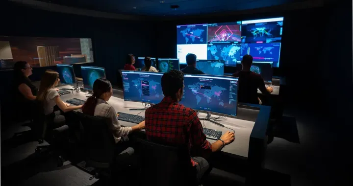 Security Operations Centre, new facility is a 24-seat training lab, designed to familiarise students with the SOC environment