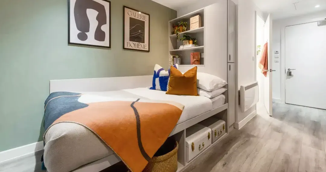 Cycle Works Ensuite Bedroom equipped with its own private bathroom, offering students added privacy and convenience