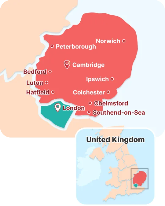 East of England