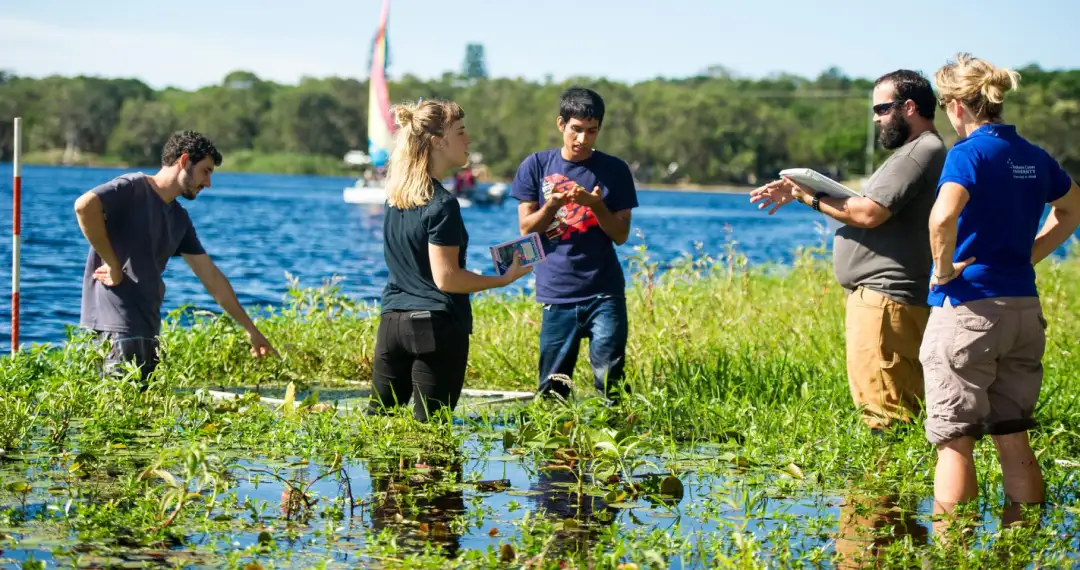 Environmental Science, field equipment includes boats and 4WD vehicles, fish and animal sampling equipment