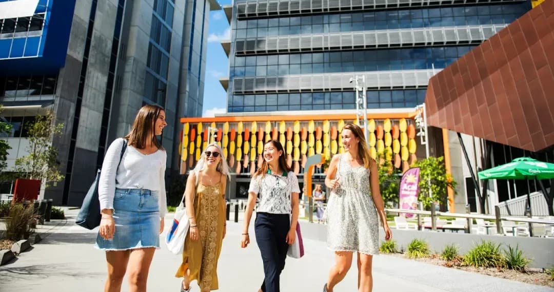 Gold Coast campus reflect the growth and diversity of the city itself & views of the Pacific Ocean & Gold Coast Hinterland
