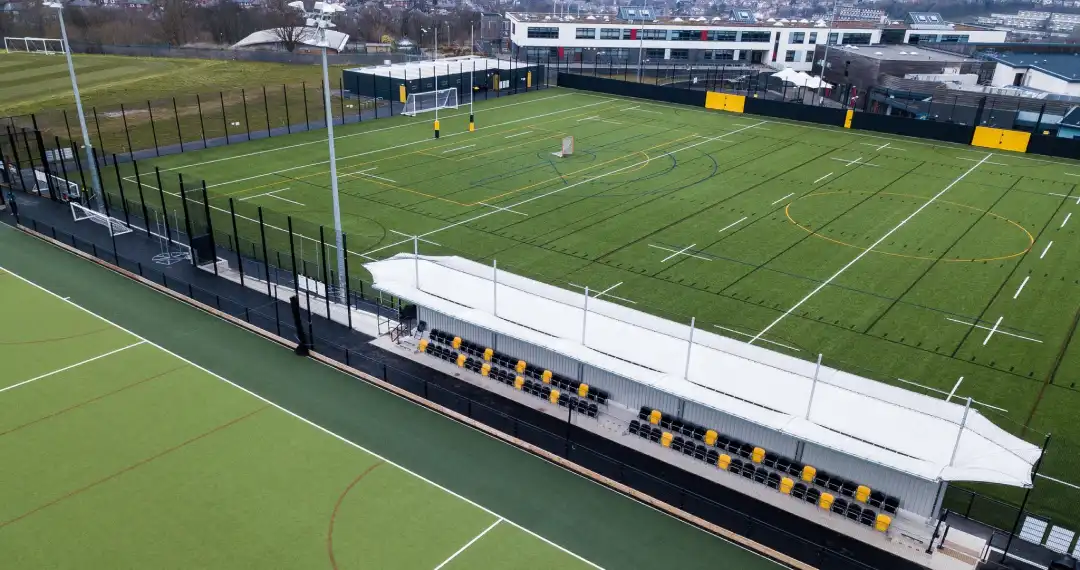 Norton Sports Park includes several well-maintained grass and artificial turf pitches suitable for various sports