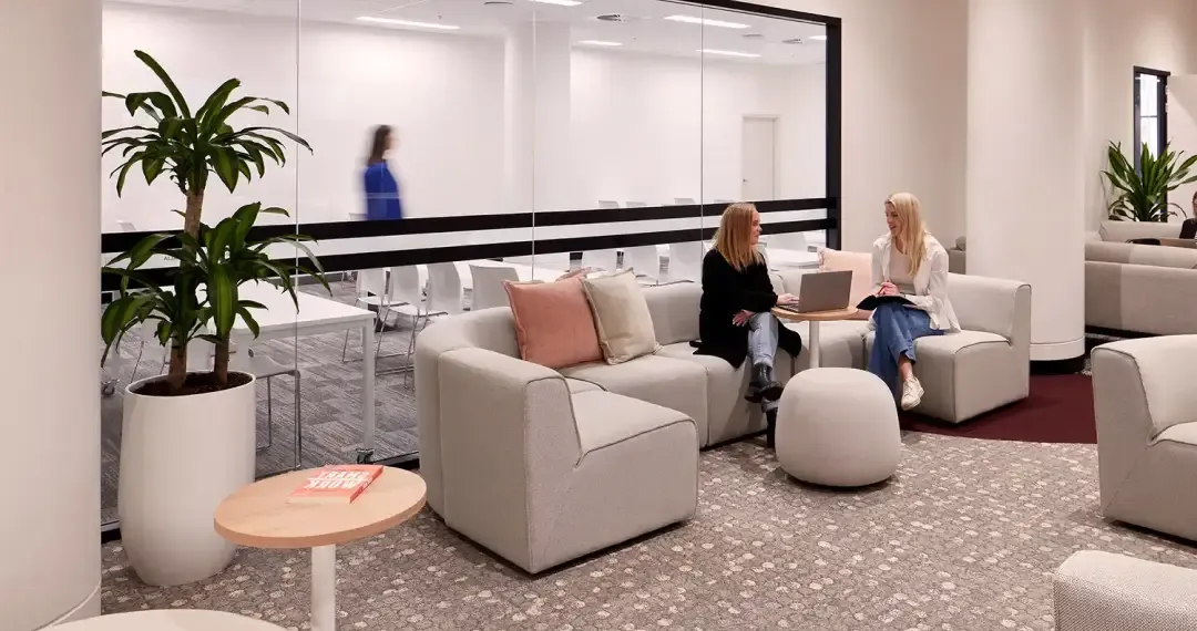 Breakout Zone open area where students can work on group projects or brainstorm ideas