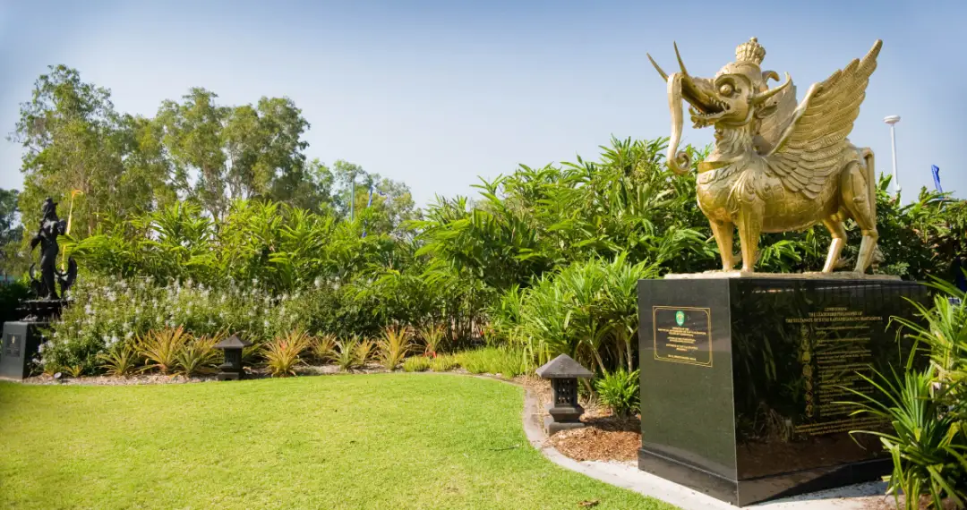The Indonesian Garden was designed to celebrate and continue to forge a collaborative friendship