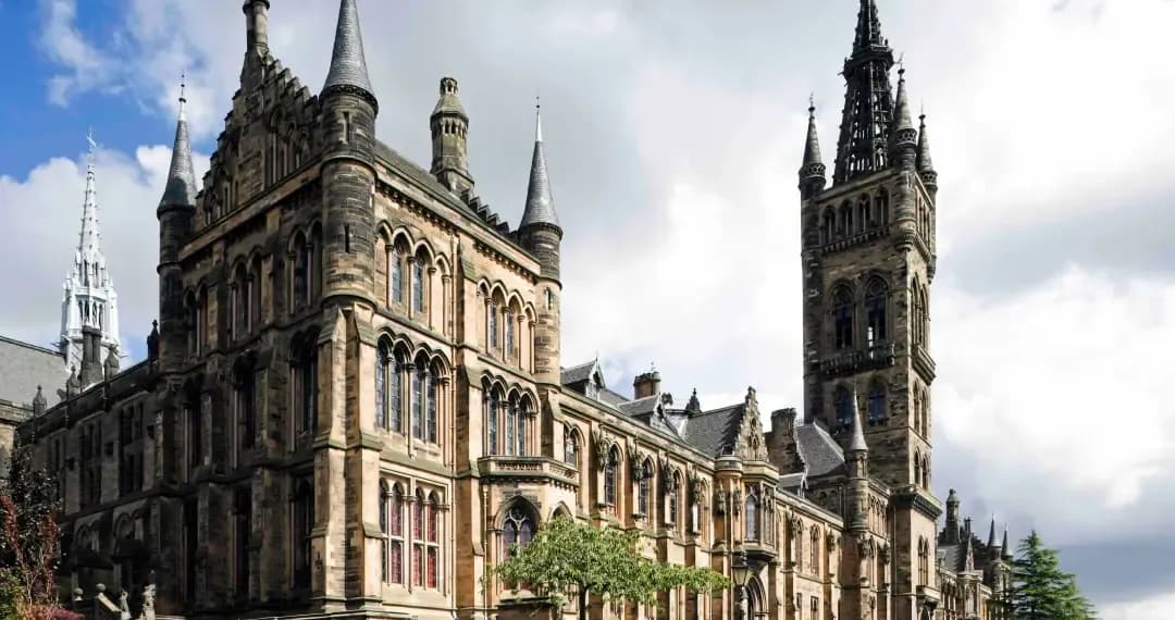University of Glasgow was founded in 1451, fourth-oldest university in the English-speaking world