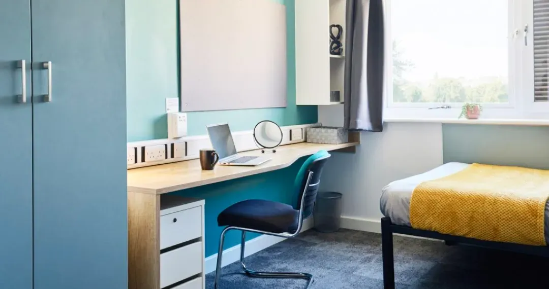 Waterside Student Village is the primary on-campus accommodation designed to support both social and academic needs