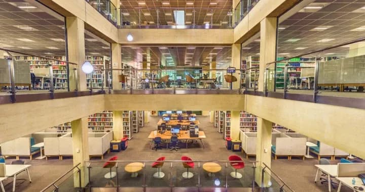 Barryl J Marshall Library - houses the science, engineering, and business print collections, as well as the map collection.