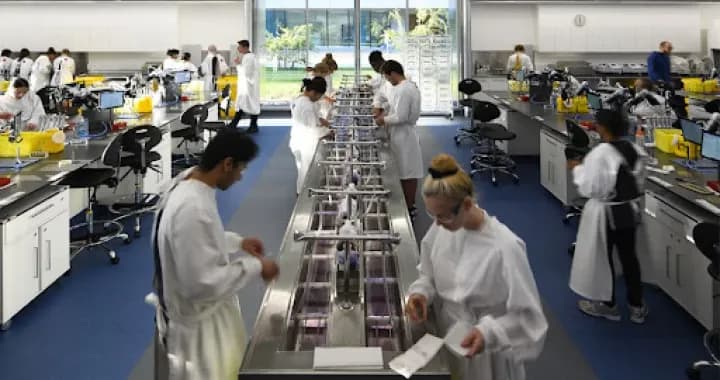 Certified lab for dual occupation by the Faculty of Health Science and the Faculty of Science and Engineering