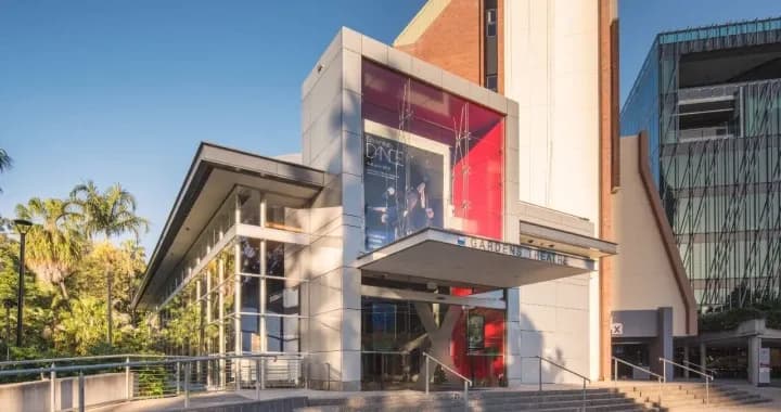 Performing arts theater in the Brisbane central business district, Australia