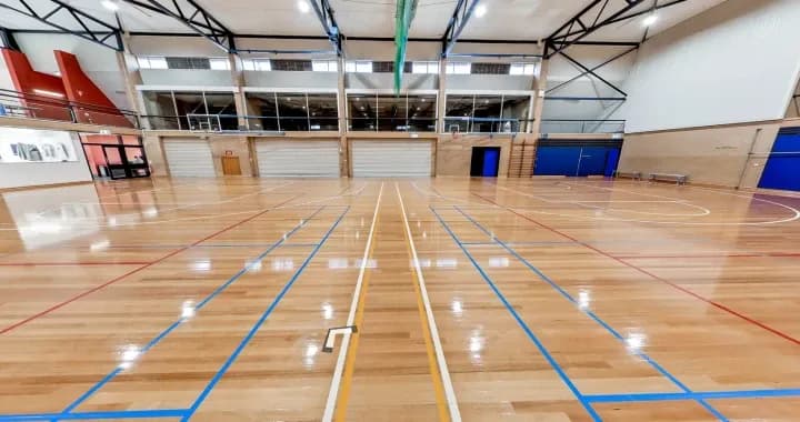 Mawson Lakes Sports Centre has 2 multi-sport courts and 3 squash courts available for use during selected times