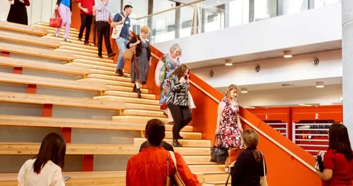 Inter-floor connectivity, creating a vertical campus