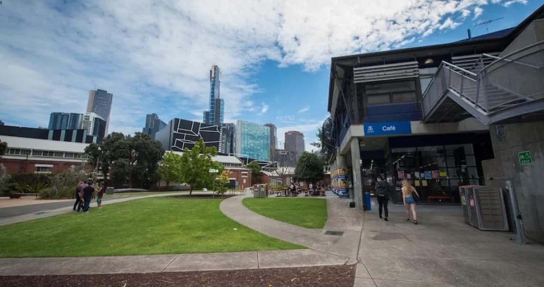 Southbank campus internal courtyard