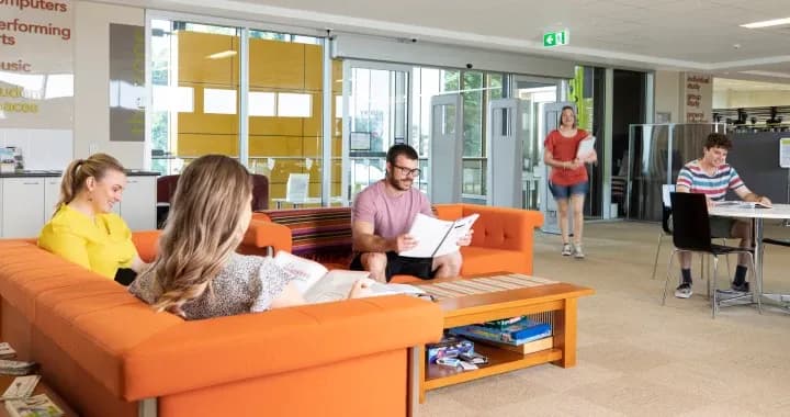 CQU Mackay Entrance Library Hall