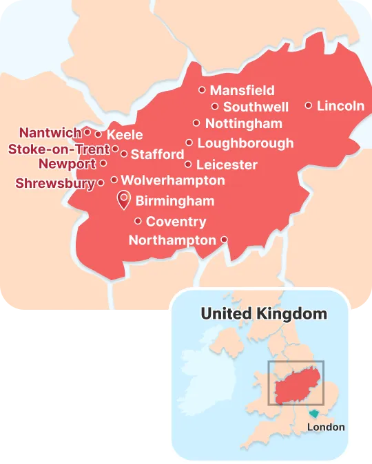 Midlands 英格兰中部