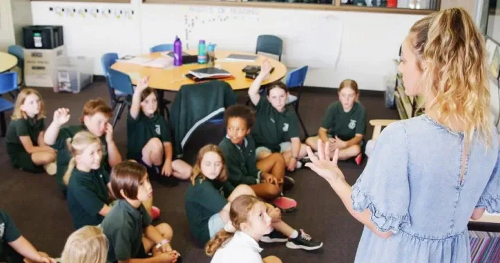 This is a room focused on early childhood education and dedicated to Raymond Trotter