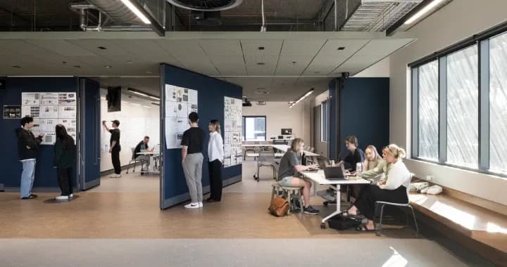 The new facility for Curtin’s School of Design and the Built Environment (DBE) is a landmark building for Curtin University’s