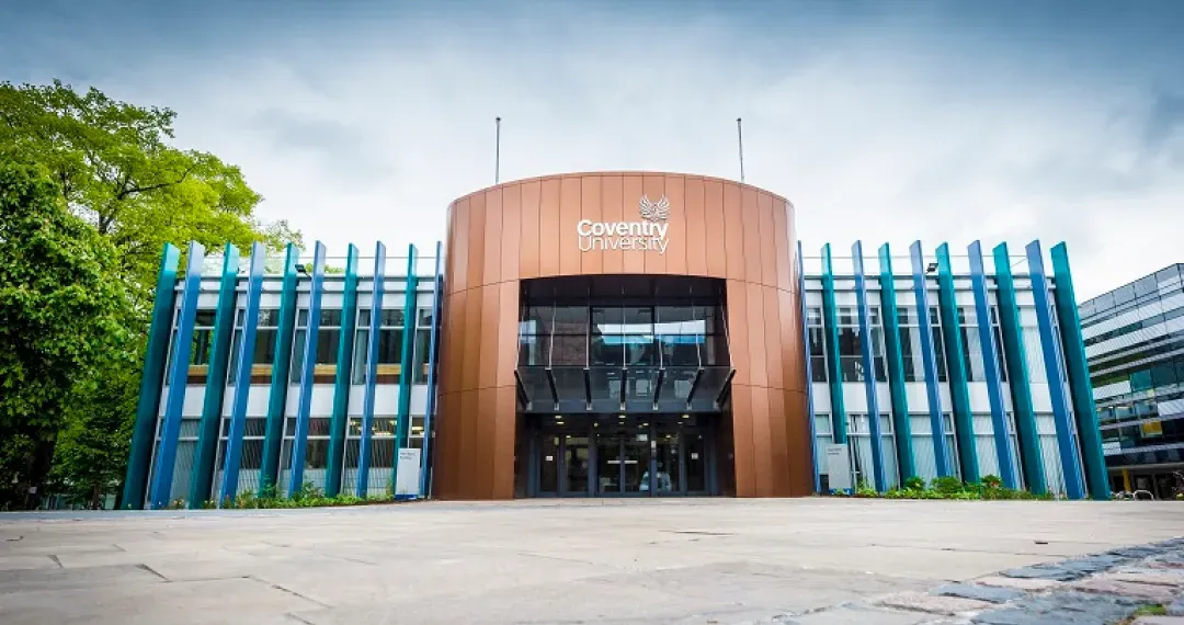 University Square is a central surrounded by Coventry University, Alan Berry, Lanchester Library, and the Student Centre